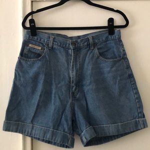 Ladies size 12 cotton cuffed shorts